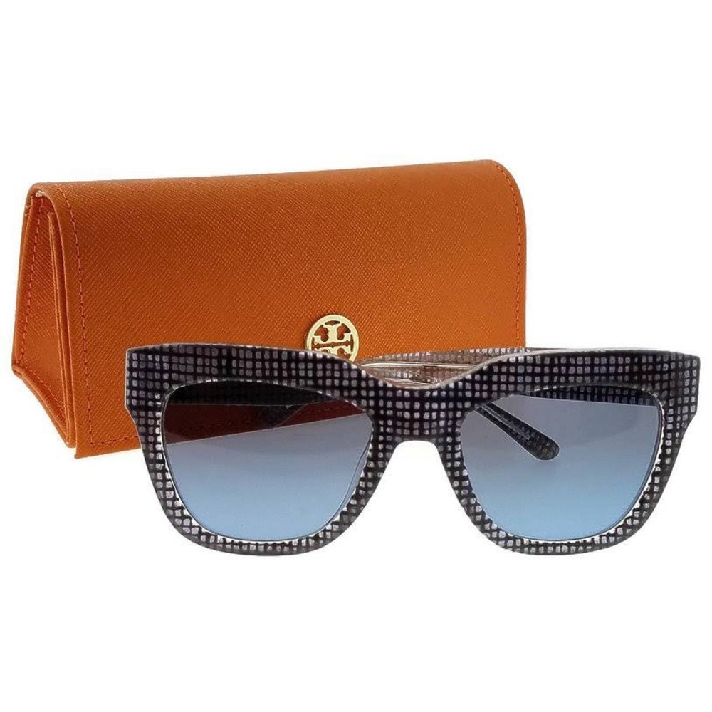 NWT Tory Burch Navy Sunglasses, TY7126 53 + Case